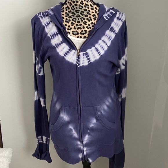 Urban X Tie Dye Sweatshirt Zippered Hooded XL - Picture 1 of 14